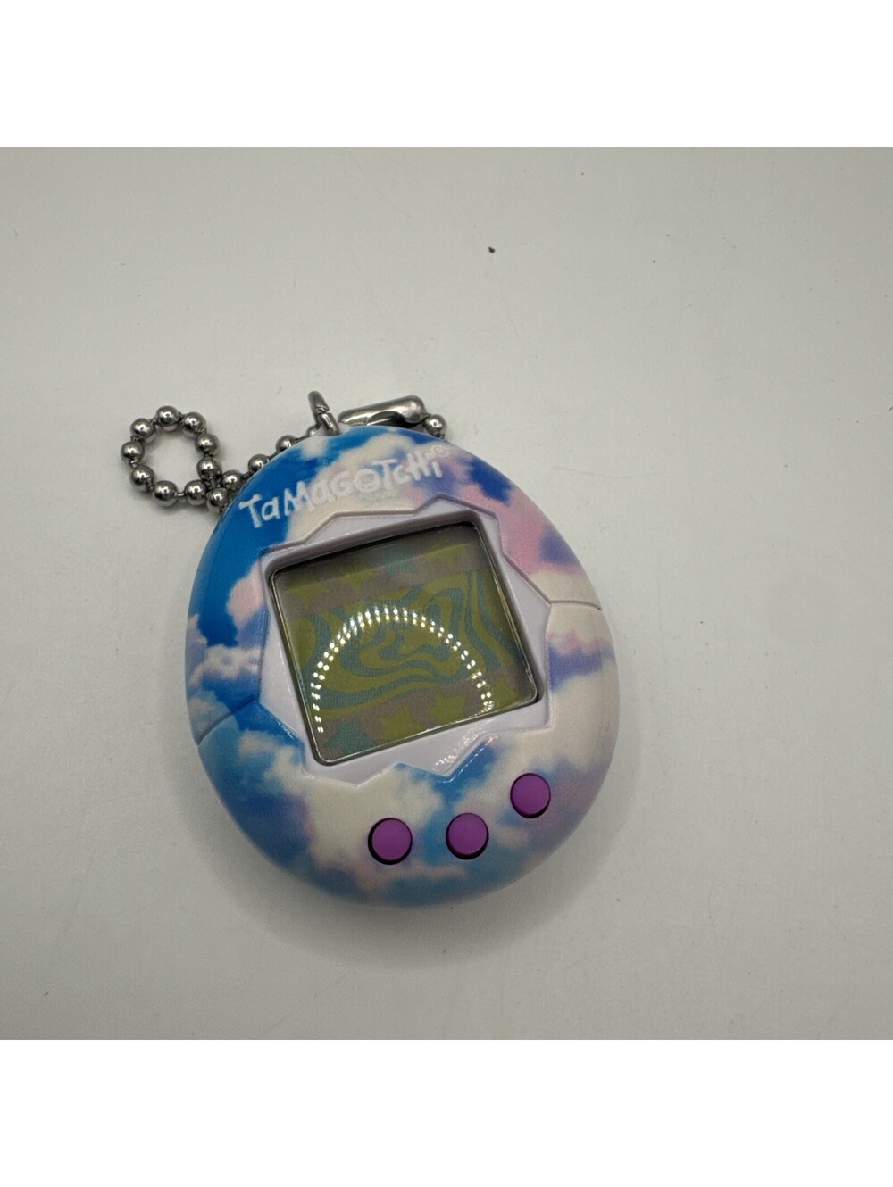 Tamagotchi Sky Works 2017 Original Electronic Game & Pet Needs New Battery Works